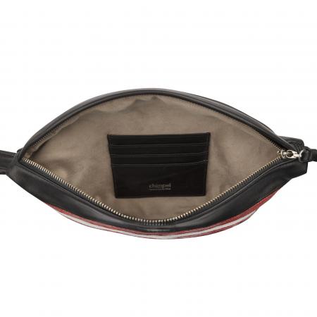 Ano Crossbody-Ostrich Shin Leather-Black image 2